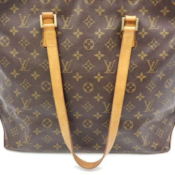 100% Authentic Louis Vuitton Cabas Mezzo Brown Monogram Tote Bag - Picture 6 of 15